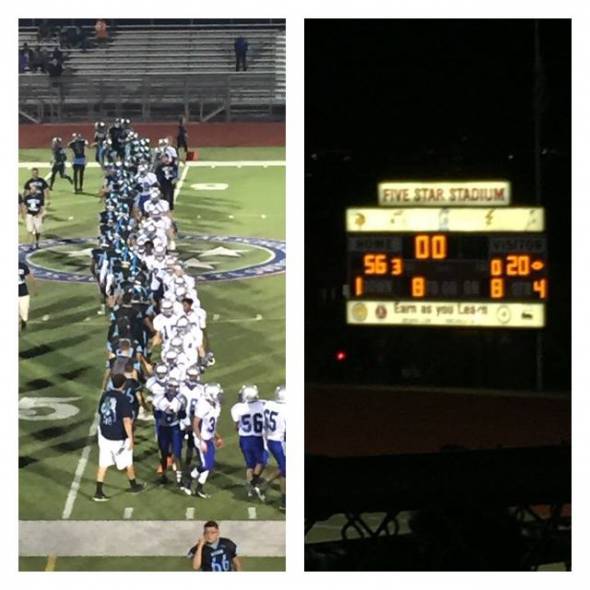 Football Mountain Range High School